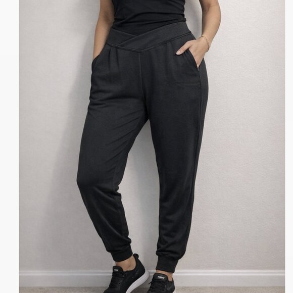 Old Navy Pants - Old Navy High Rise Jogger Pants Womens Size Large Black